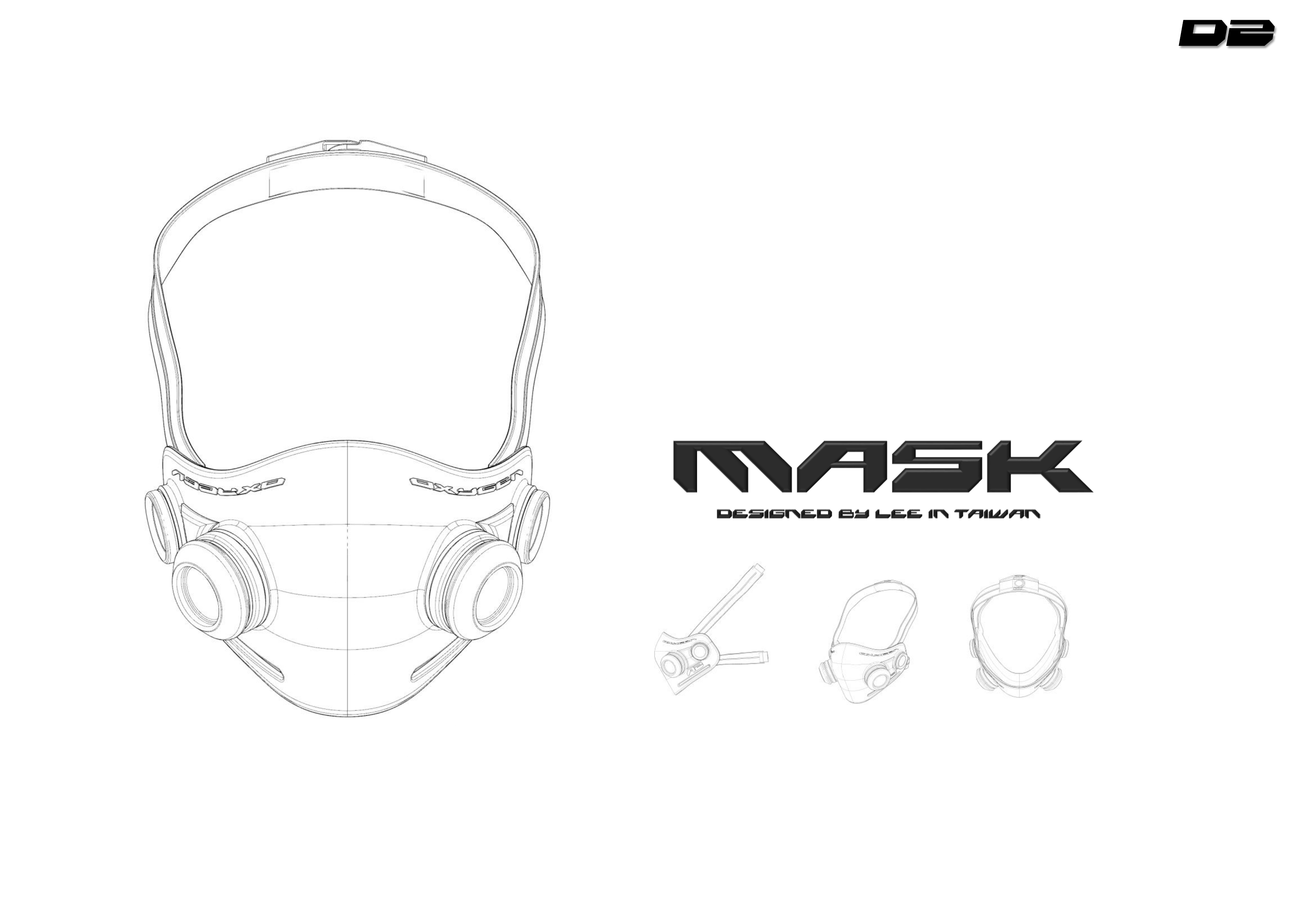 Cyberpunk mask main render